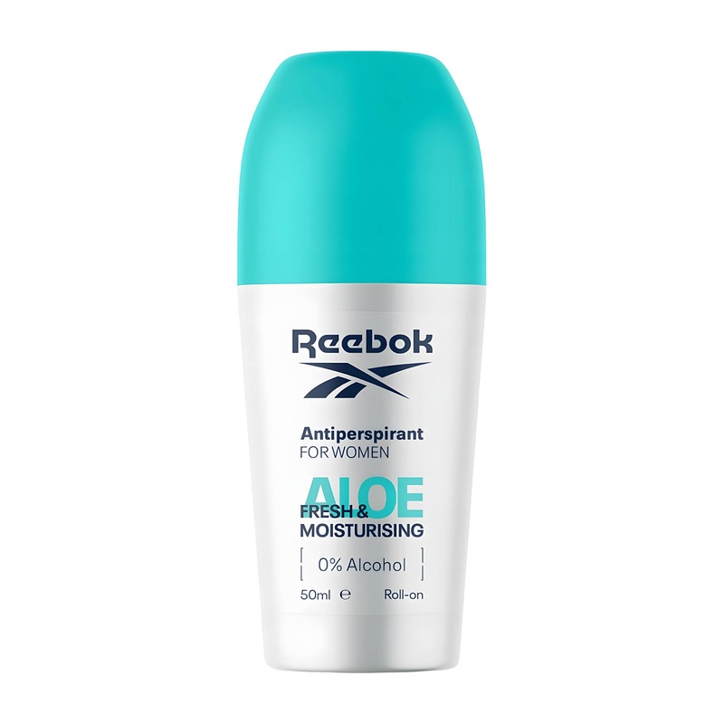 Reebok Women Aloe fresh & moisturizing antiperspirant roll-on, 50 mL