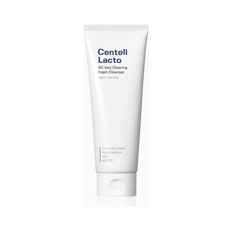 SUNGBOON EDITOR Centell Lacto AC Less Clearing Foam Cleanser  150ml | Gentle Daily Cleanser for Acne-Prone & Sensitive Skin 150ml
