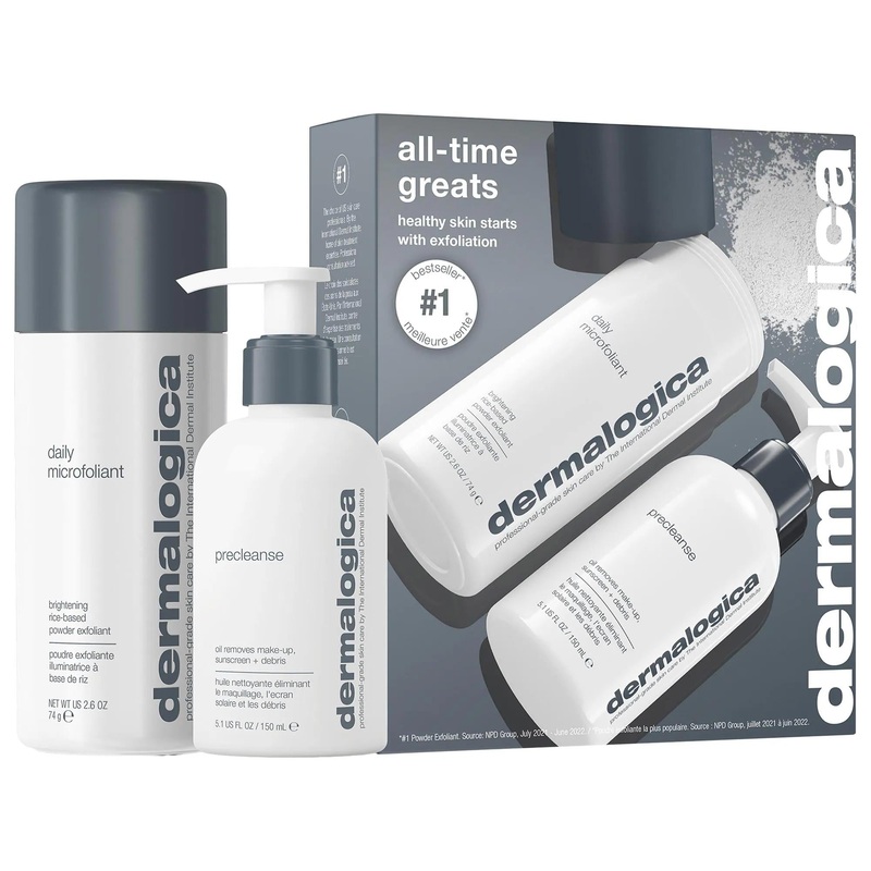 Dermalogica All-Time Greats Skincare Set: Cleanse, Exfoliate & Brighten  Vegan & Cruelty-Free for Acne & Uneven Texture