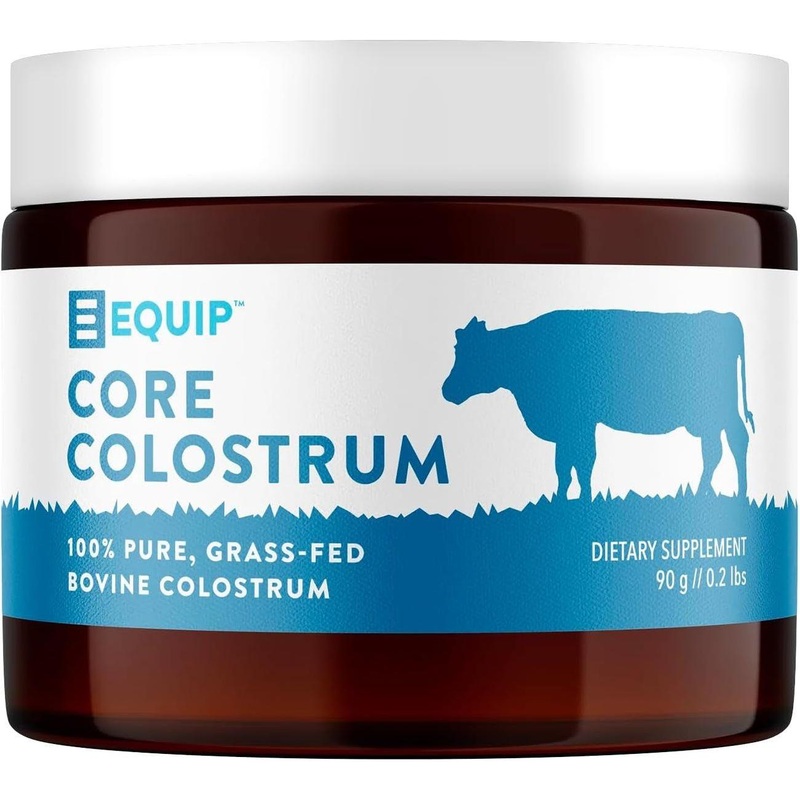 Equip Core Colostrum  90g (30 Servings) | 3,000mg Grass-Fed Colostrum Powder for Gut Health, Immunity & Recovery Powder – Unflavored