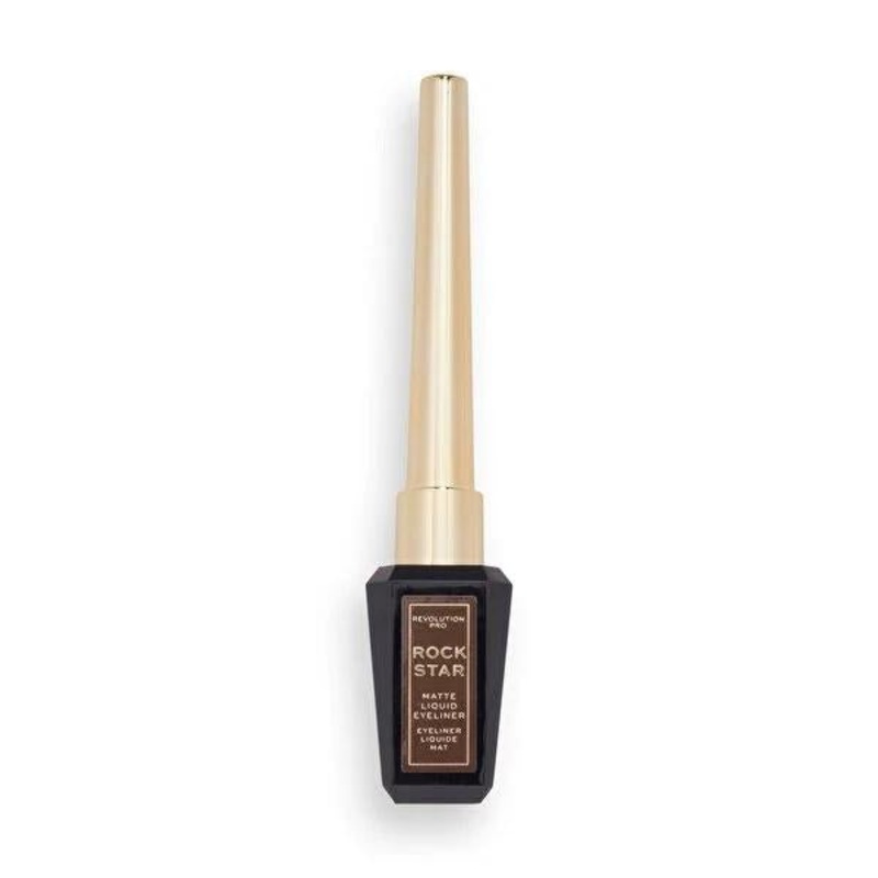 Revolution Pro Rockstar Matte Brown Liquid Eyeliner: Long-Lasting, Smudge-Proof Brown Eye Makeup for a Natural, Sophisticated Look