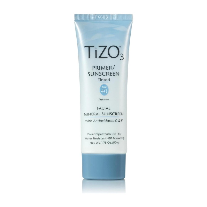 TIZO3 Facial Primer Sunscreen Tinted SPF 40 PA+++ 50g  Mineral Sunscreen with Matte Finish & Primer Effect