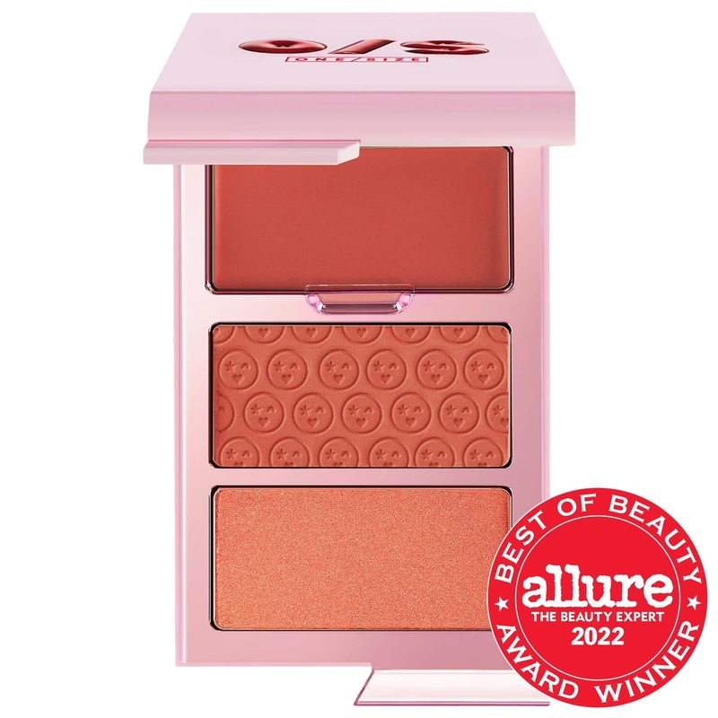 Cheek Clapper 3D Blush Trio Palette: Ultra-Pigmented, Blendable, Vegan & Cruelty-Free – Long-Lasting Color & Dimension