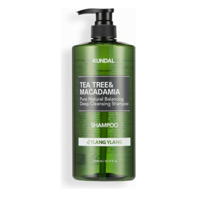 KUNDAL Tea Tree & Macadamia Deep Cleansing Shampoo  1058ml | Ylang Ylang | Soothing Scalp & Hair Renewal