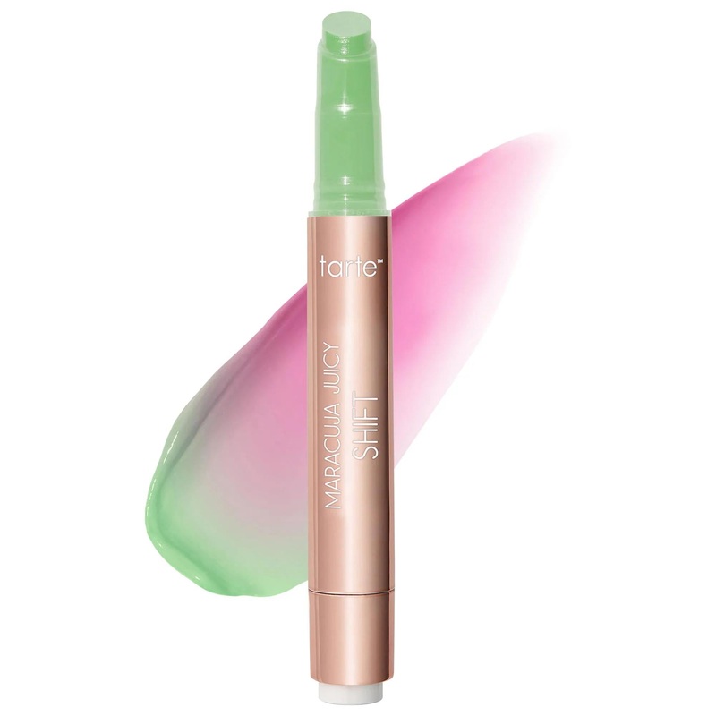 Tarte Maracuja Juicy Lip Plump Shift – pH Color Shifting Lip Balm, Hyaluronic Acid Plumper, Vegan & Gluten-Free, Hydrating Treatment