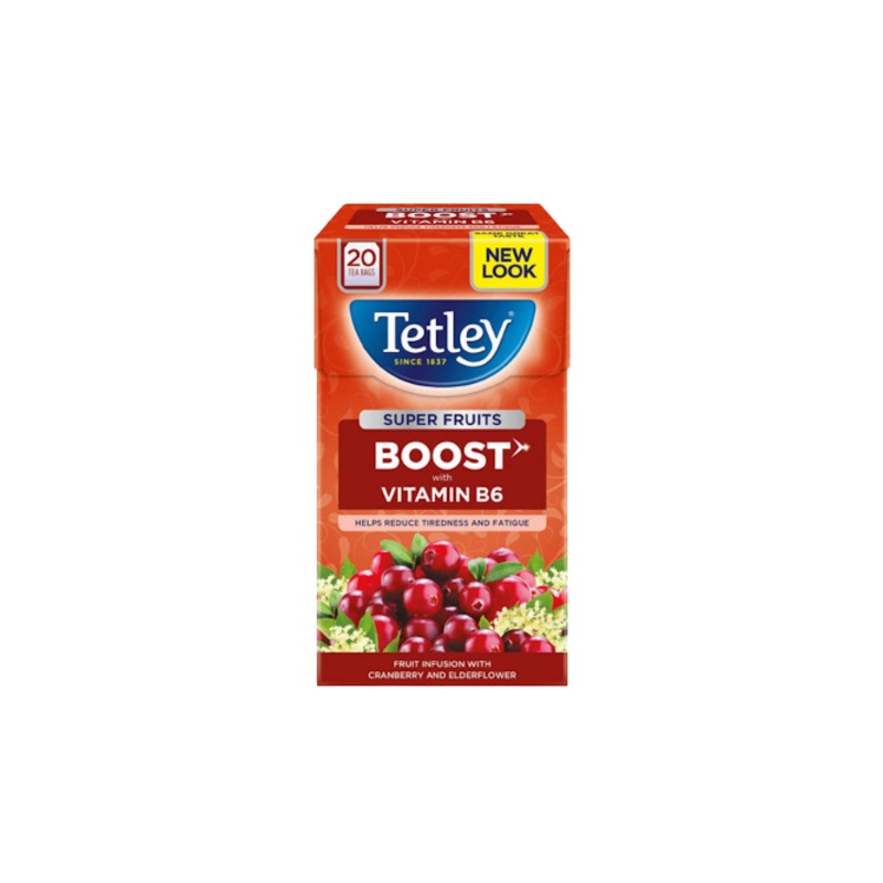 Tetley Super Fruits Boost Whit Vitamin B6
