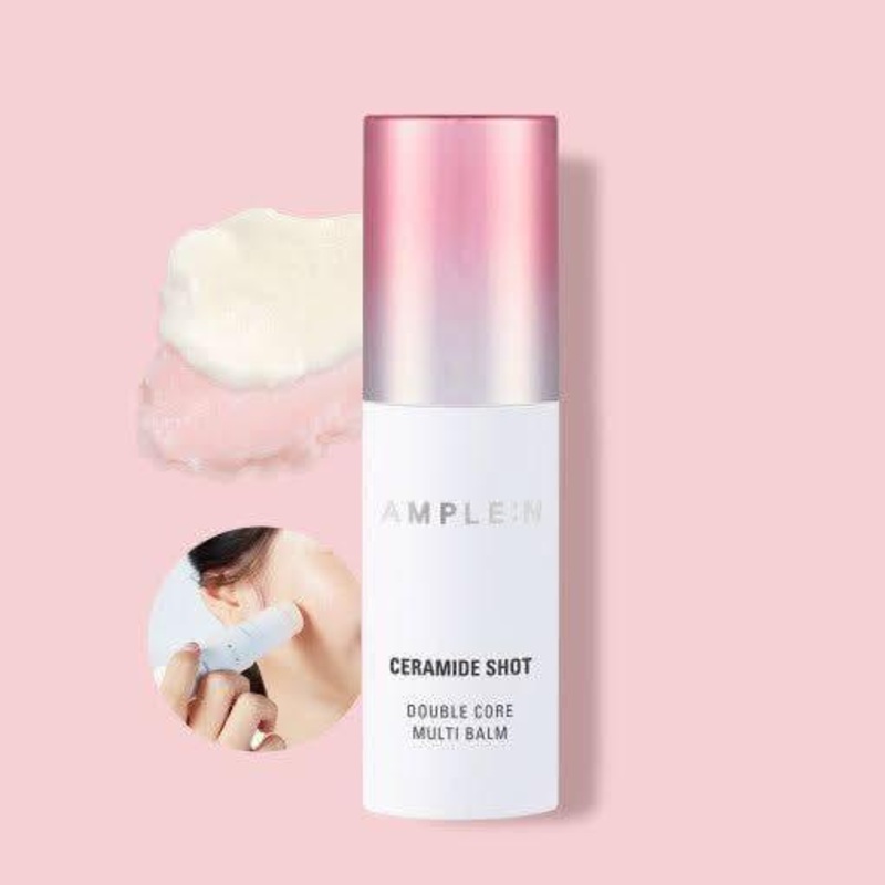 AMPLE:N Ceramide Shot Double Core Multi Balm  10g | Hydration, Firmness & Glow in One Swipe
