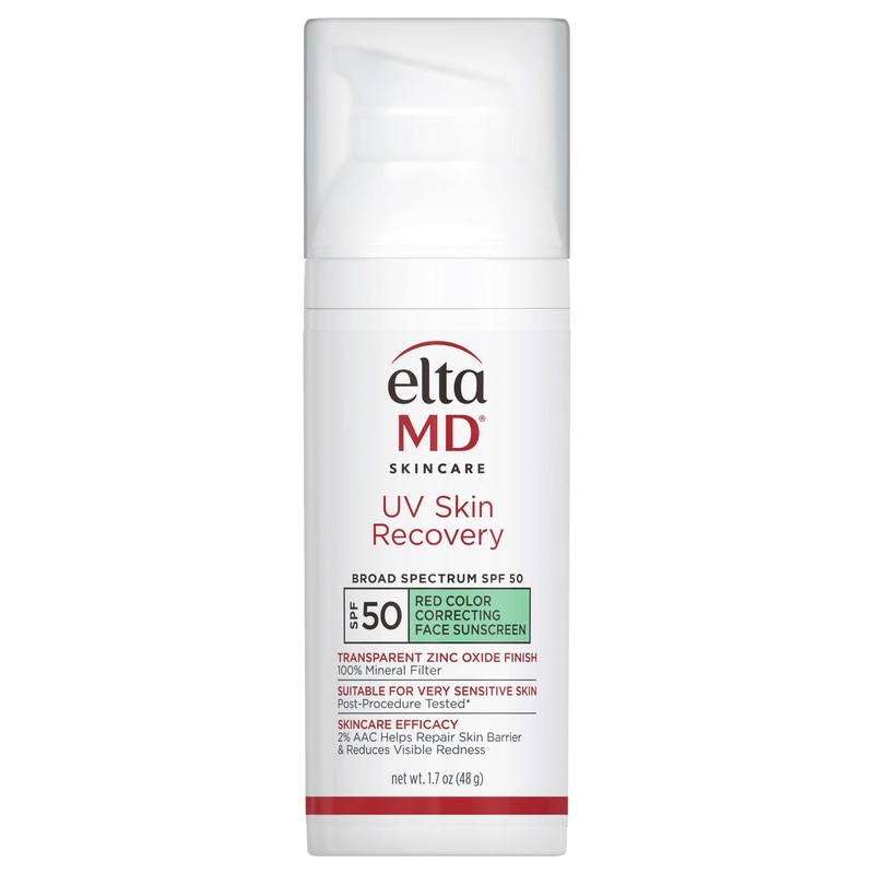 EltaMD UV Skin Recovery Red Color Correcting Green Tint Broad Spectrum SPF 50