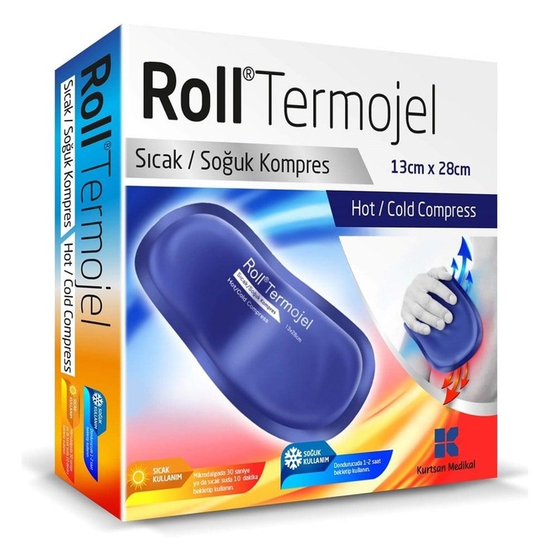Roll Termojel Hot/Cold Compress Gel Pack for Pain Relief – 5.12 x 11.02 inches