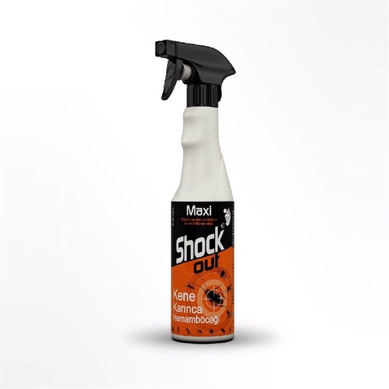 Shock Out Maxi Pest Control Spray – Effective & Safe for Ants, Ticks, Cockroaches – 15.22 fl oz