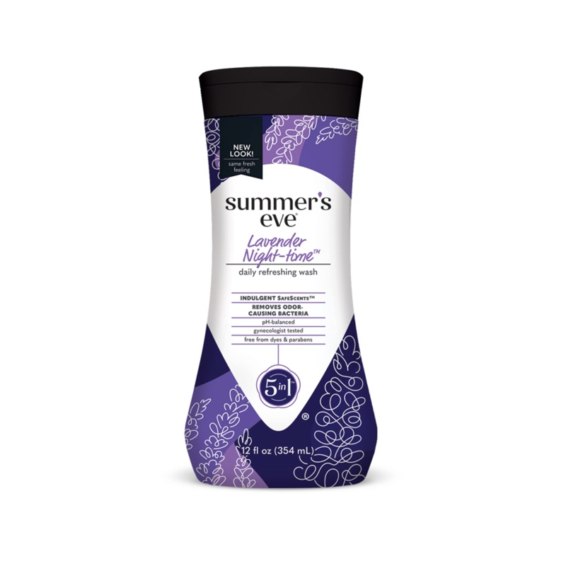 Summers Eve (5 in 1) Lavender Night-Time Vaginal Cleansing Wash For Sensitive skin – 354ml