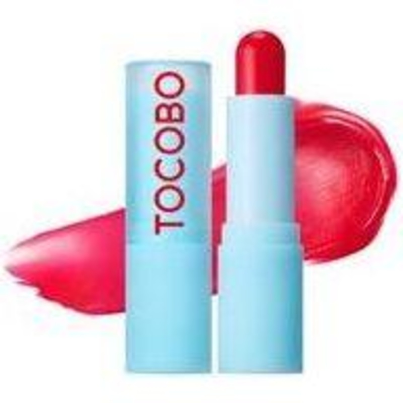 TOCOBO Glass Tinted Lip Balm  3.5g #011 Flush Cherry | Deep Moisture with a Cherry-Tinted Shine