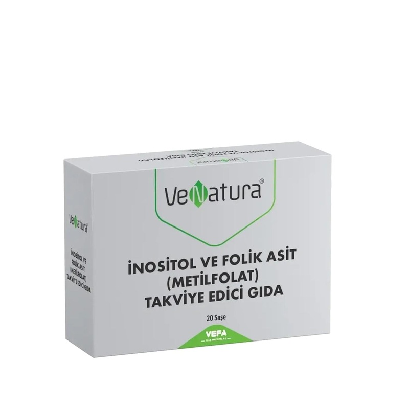 VeNatura Inositol & Metilfolat Supplement – 20 Sachets – Support Fertility, Cell Growth, and Overall Health with this Dietary Supplement
