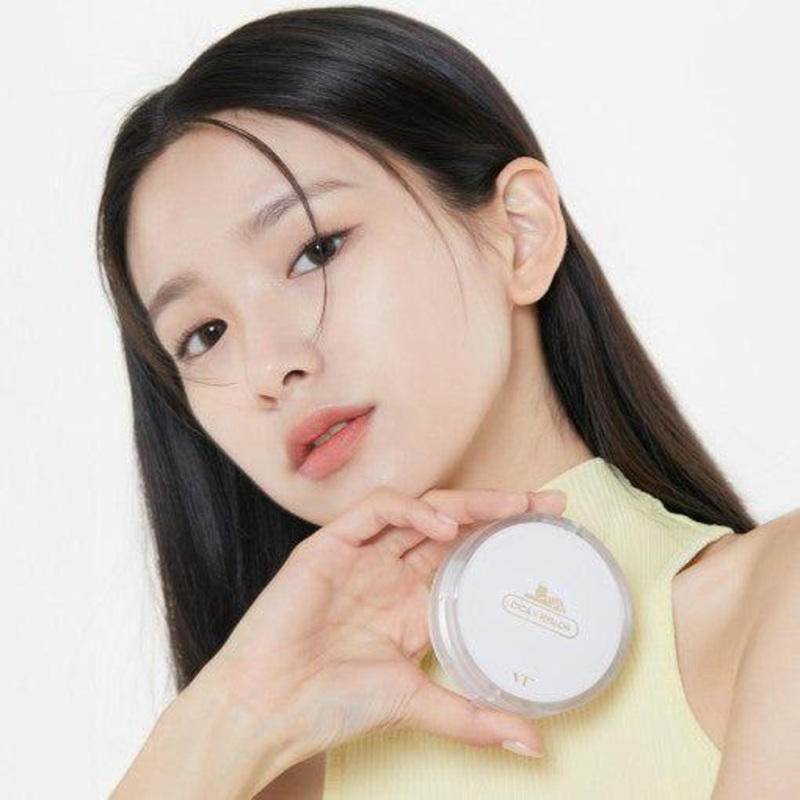 VT Cica Skin Fit Cover Cushion  12g SPF50+/PA++++ | Matte, Long-Wear Cushion Foundation for Sensitive & Oily Skin #21 Light Beige