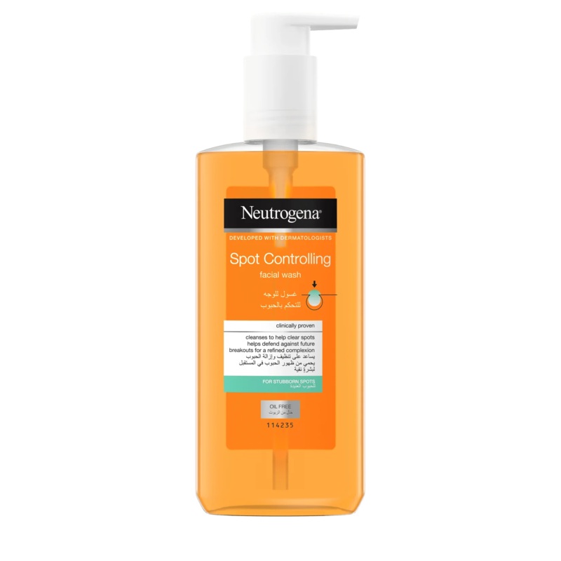 -20% Neutrogena spot controlling oil free facial wash 200ml