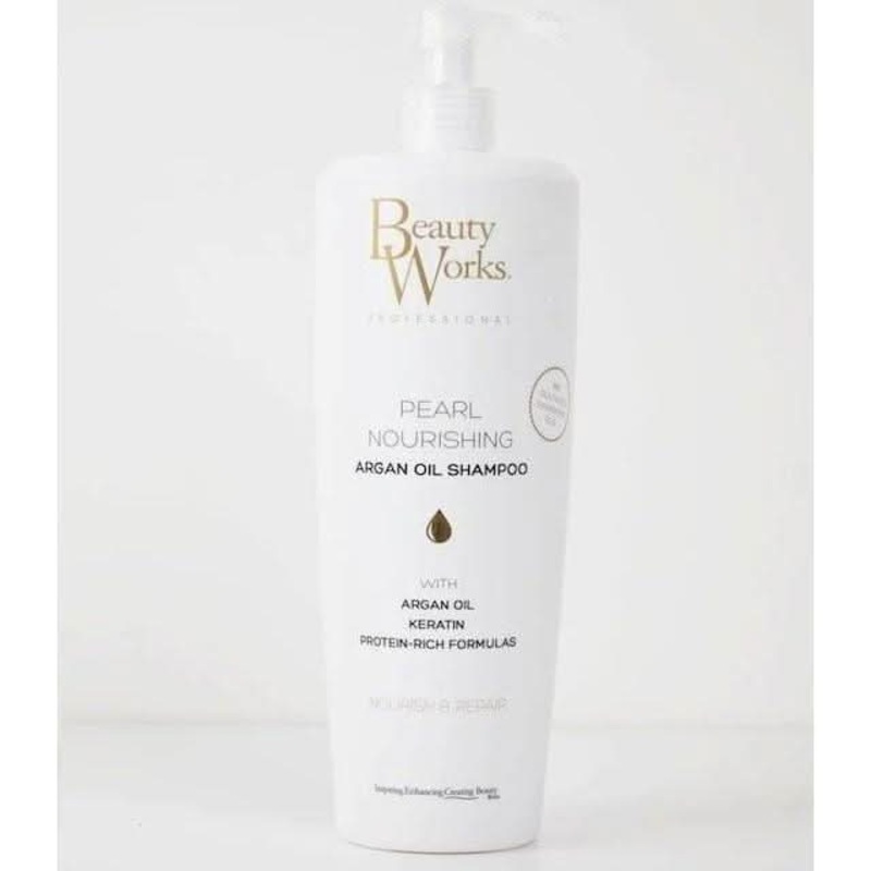 Beauty Works Pearl Nourishing Shampoo  1L | Sulfate-Free Hydration & Shine