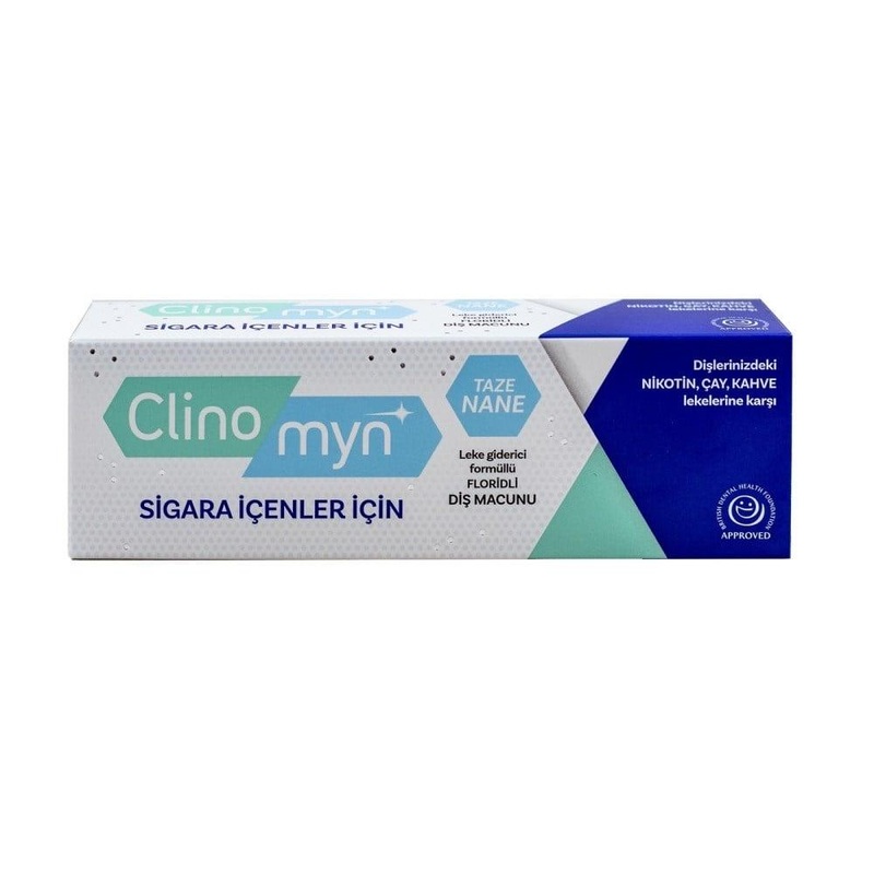 Clinomyn Toothpaste for Smokers – Removes Stains, Strengthens Enamel, Fresh Breath