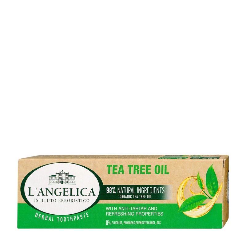L’Angelica Tea Tree Oil toothpaste, 75 mL