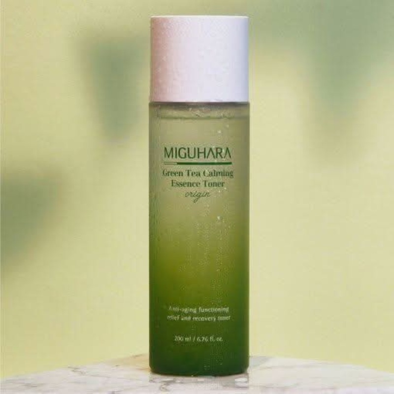 MIGUHARA Green Tea Calming Essence Toner Origin 200ml | Soothing & Hydrating Toner