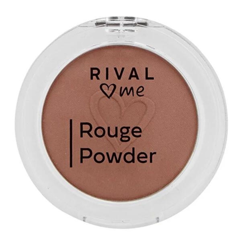 Rival Loves Me Vegan Blush No:05 Light Toffee – Dermatologically Tested, Compact Makeup for Cheekbones