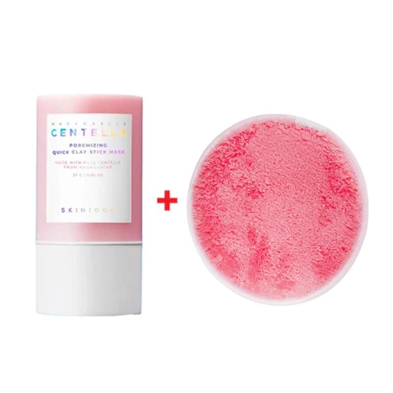 SKIN1004 Centella Poremizing Quick Clay Stick Mask – 27g + FREE Makeup Remover Pad