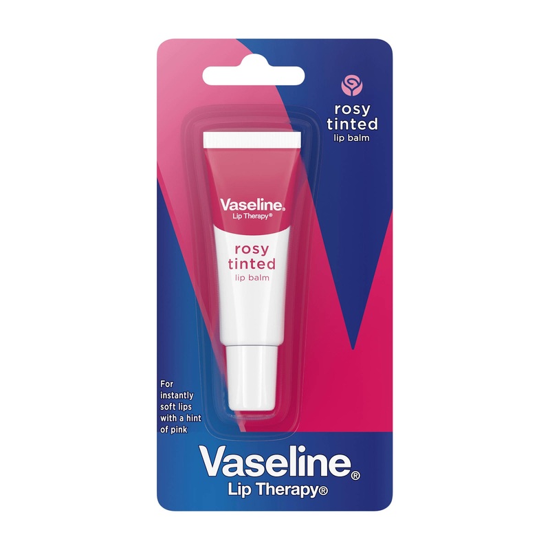 Vaseline Lip Therapy rosy tinted lip balm, 10 g