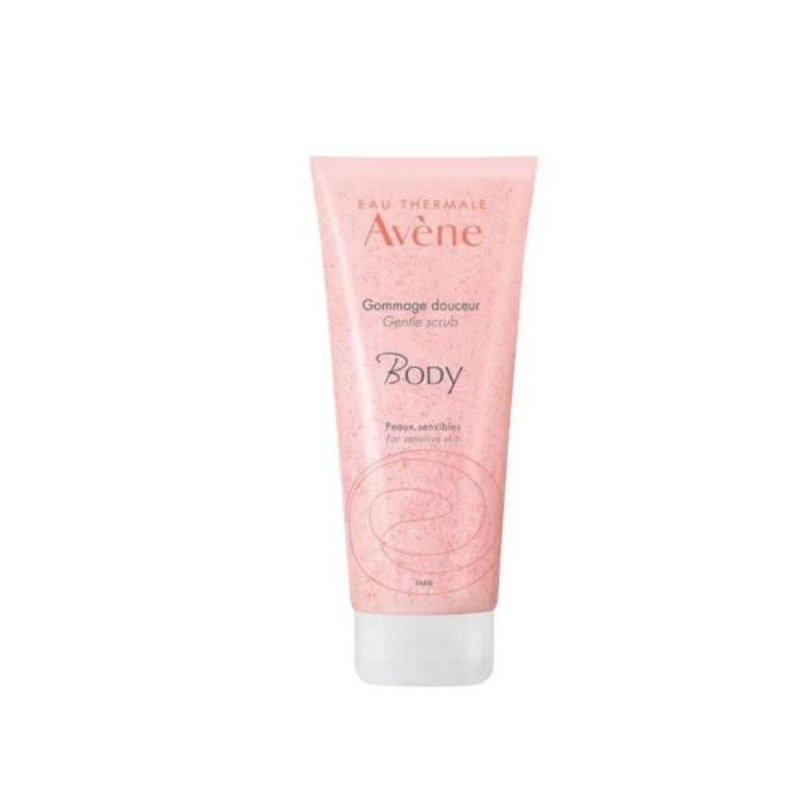 Avene Gentle Body Scrub for Sensitive Skin: Exfoliating Body Cleanser with Thermal Spring Water – Fragrance & Alcohol-Free, 6.76 fl oz