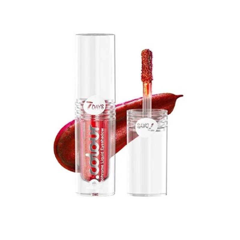 B.Colour 7Days Hell Fire Multichrome Eyeshadow: Vegan, Long-Lasting, Color Shifting Liquid Eyeshadow for Unique, Dynamic Eye Looks