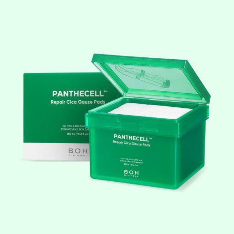 BIO HEAL BOH Panthecell Repair Cica Gauze Pad  280ml (80 Pads) | Soothing & Skin Barrier Repair