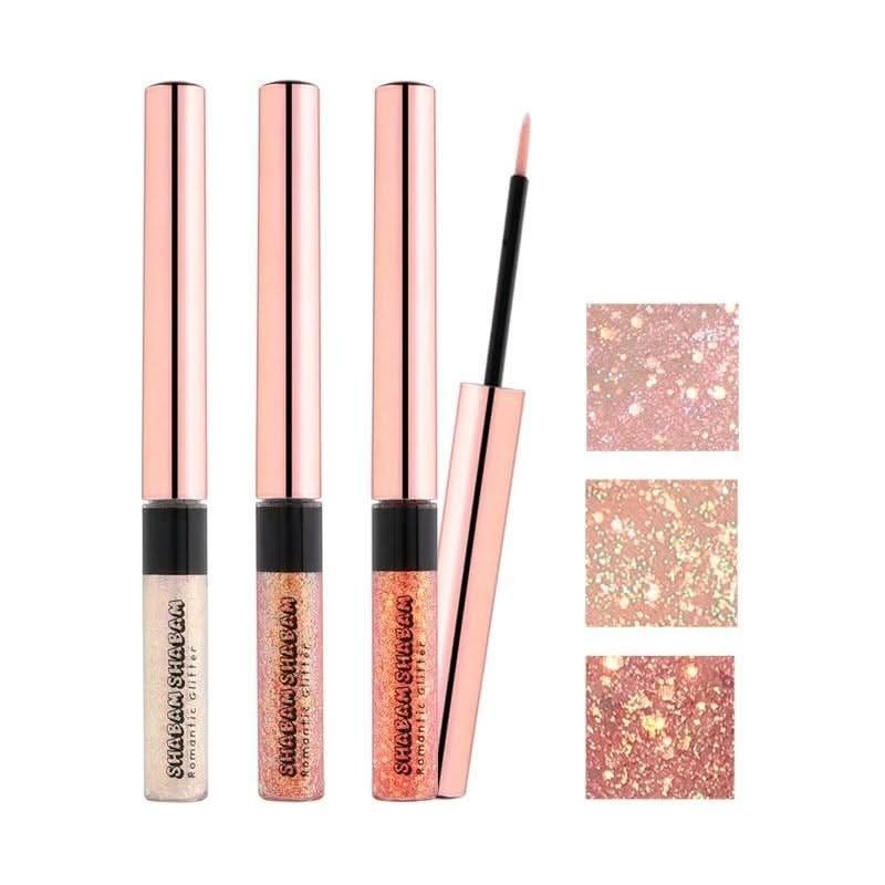 CORINGCO Shabam Shabam Romantic Glitter  3ml | Dazzling, Long-Lasting Liquid Eye Glitter #01 Tears Nightlight