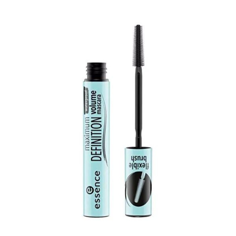 Essence Maximum Definition Waterproof Mascara: Volumizing, Lengthening, Clump-Free, Long-Lasting Eye Makeup – For Dramatic Lash Definition