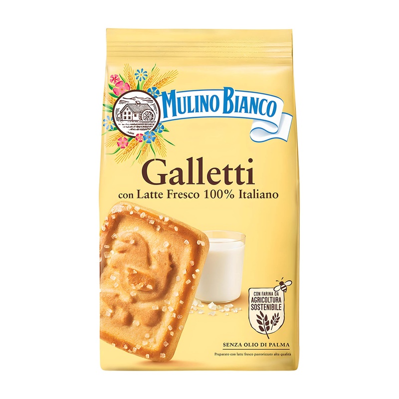 Mulino Bianco Galletti milk biscuits, 350 g