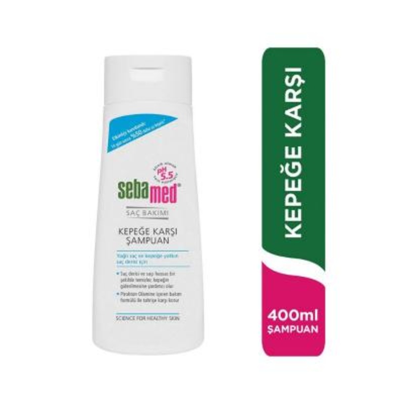 Sebamed Anti-Dandruff Shampoo – Ketoconazole, Hypoallergenic, pH 5.5 – 13.53 fl oz