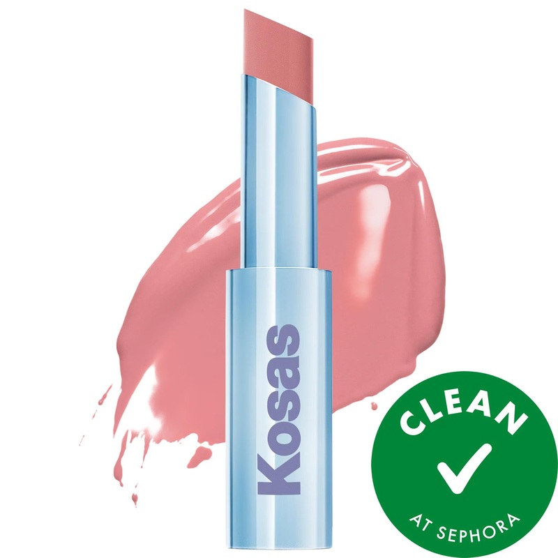 Wet Stick: Hydrating Sheer Lipstick with Ceramides, Squalane & Hyaluronic Acid | Vegan, Cruelty-Free Lip Balm for Plump, Moisturized Lips