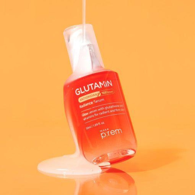make p:rem Glutamin Antioxidant Radiance Serum – 50ml | Brightening & Revitalizing Serum