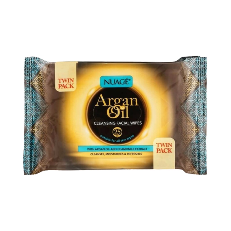 Nuage Argan Oil Cleansing Facial Wipes