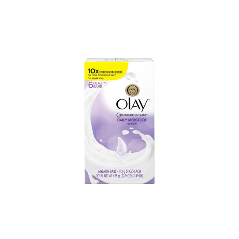 Olay Soap Daily Moisture Beauty Bar 6 X 113G