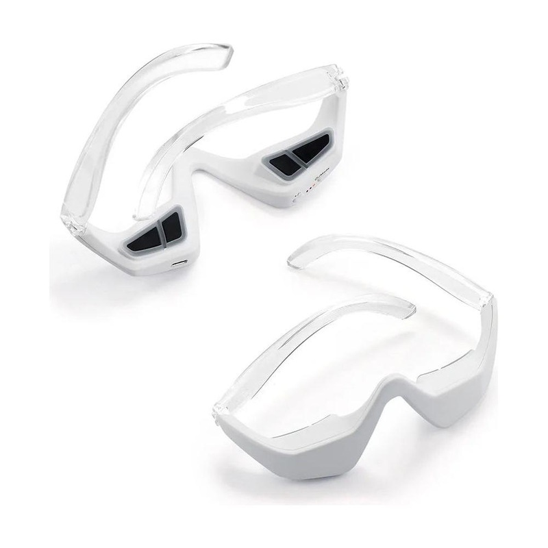 Red Light EMS Eye Massager: Rejuvenate and Refresh Your Eyes White With Box