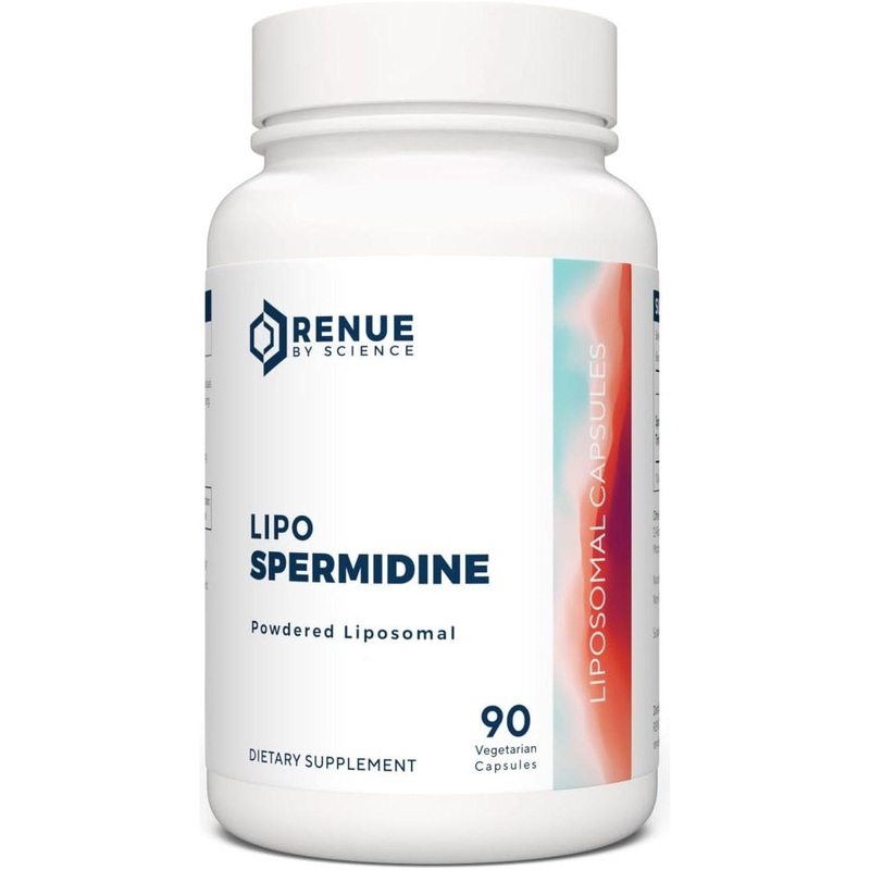 Renue By Science Lipo Spermidine Supplements  90 Capsules | Cellular Health & Longevity Support