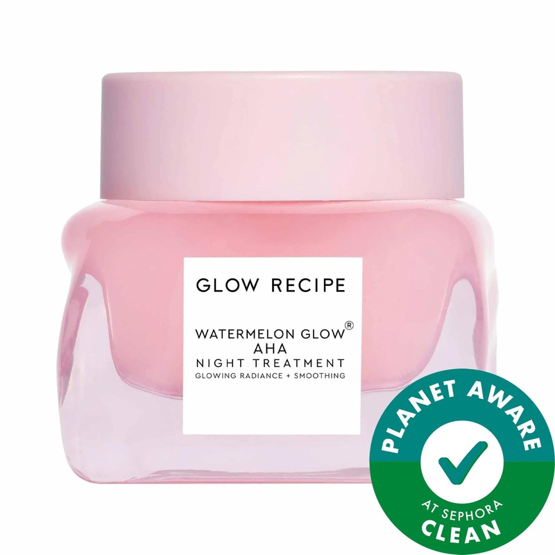 Watermelon Glow AHA Night Treatment Mask: Exfoliate, Hydrate & Brighten for Radiant Skin | Vegan & Cruelty-Free