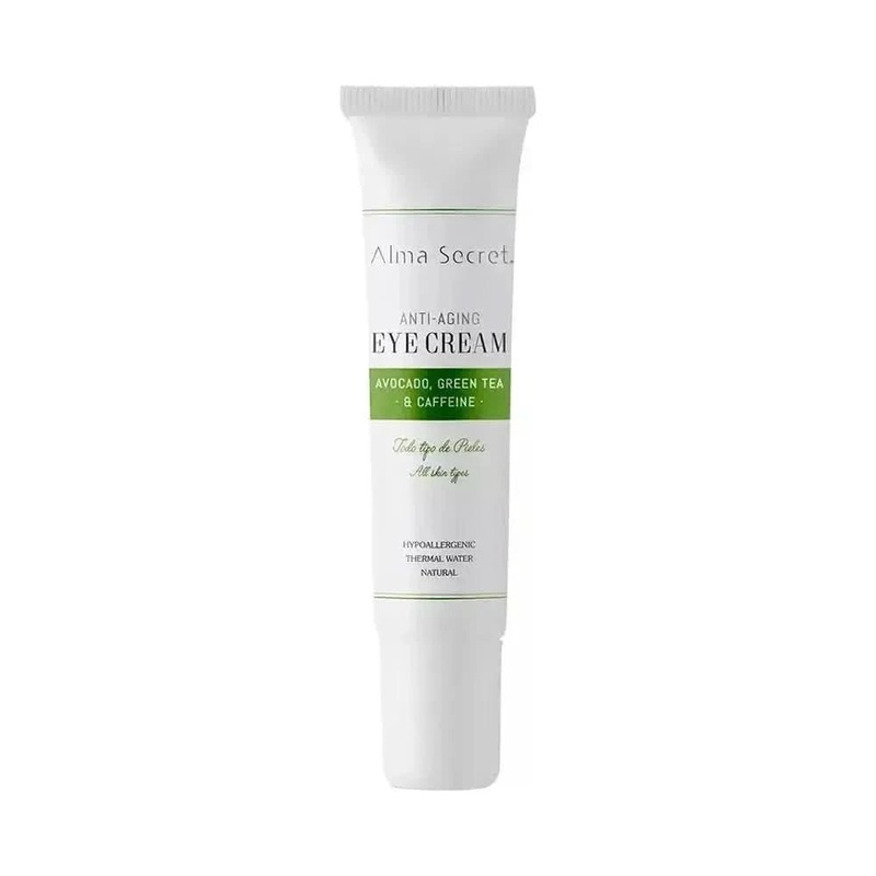 Alma Secret Anti-aging EYE CREAM with avocado, green tea & caffeine – 10ml