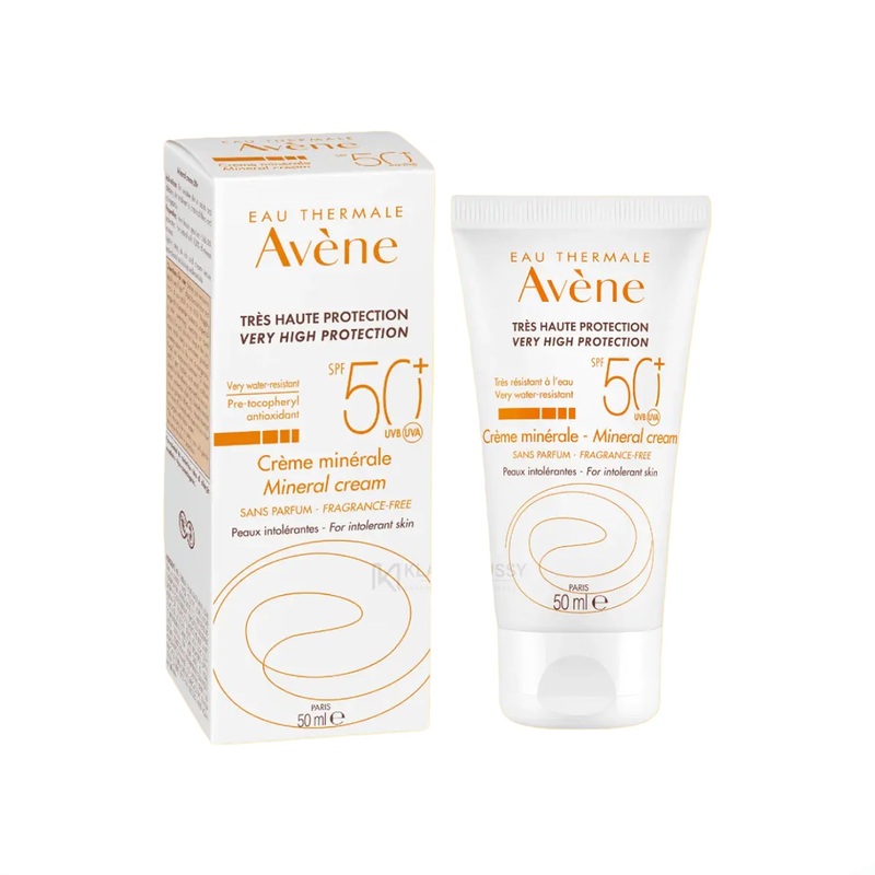 Eau Thermale Avne Pre-tacopheryl Antioxidant Mineral Cream With SPF 50+ UVB UVA – 50ml