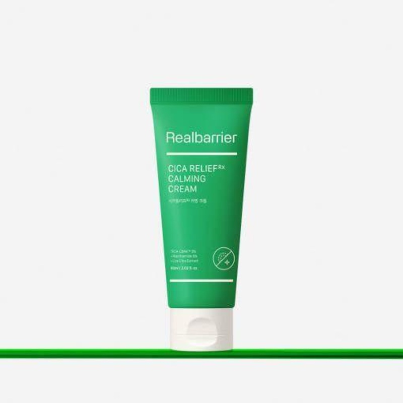 Real Barrier Cica Relief Rx Calming Cream 60ml | Intensive Soothing & Barrier Repair