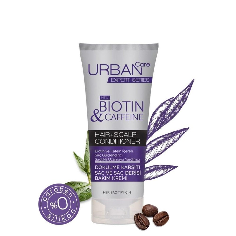 Urban Care Biotin & Caffeine Hair and Scalp Cream – 200ml – Nourishing, Reduces Hair Loss, Softens Hair