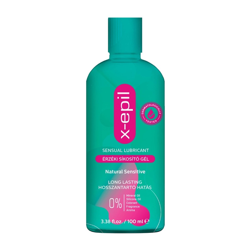 X-Epil Sensual Natural Sensitive long lasting lubricant gel, 100 mL