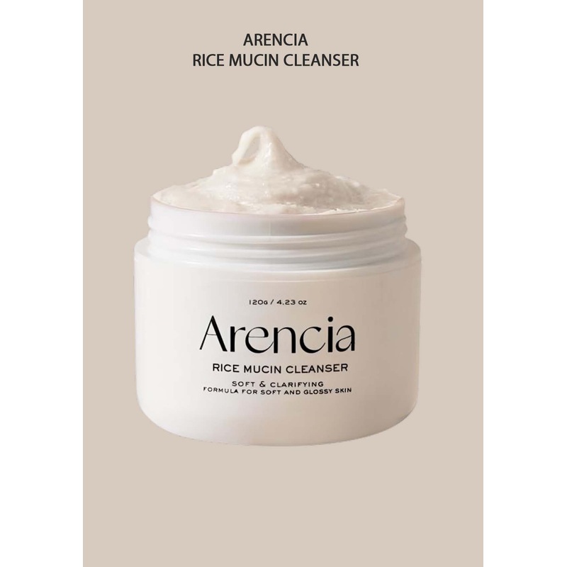 [ARENCIA] Rice Mucin Cleanser 120g
