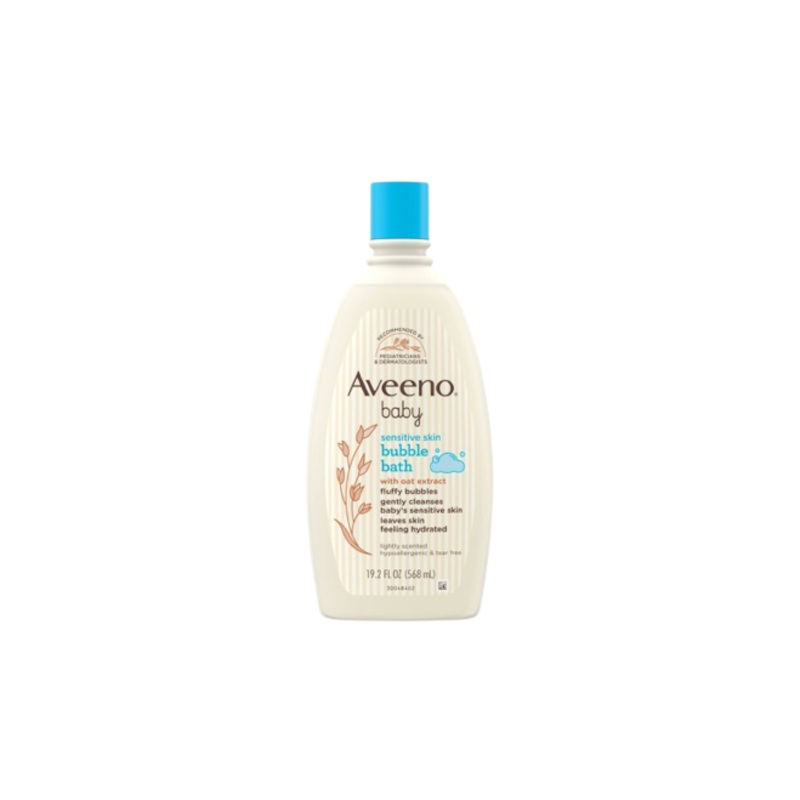 Aveeno Baby Sensitive Skin Bubble Bath 568ML