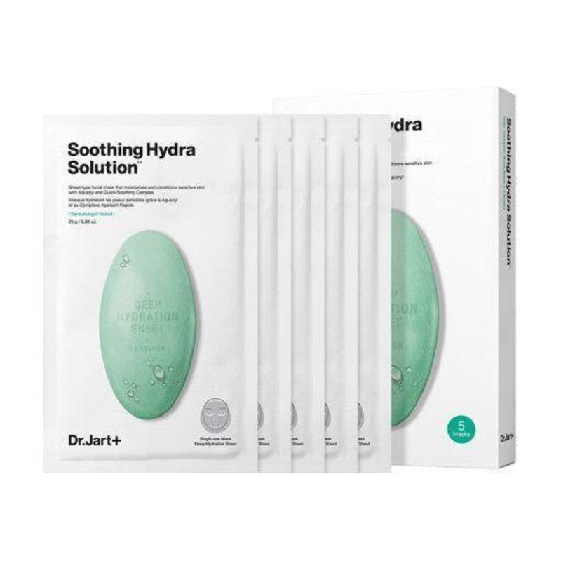 Dr.Jart+ Dermask Water Jet Soothing Hydra Solution (5 Sheets) | Deep Hydration & Soothing Care