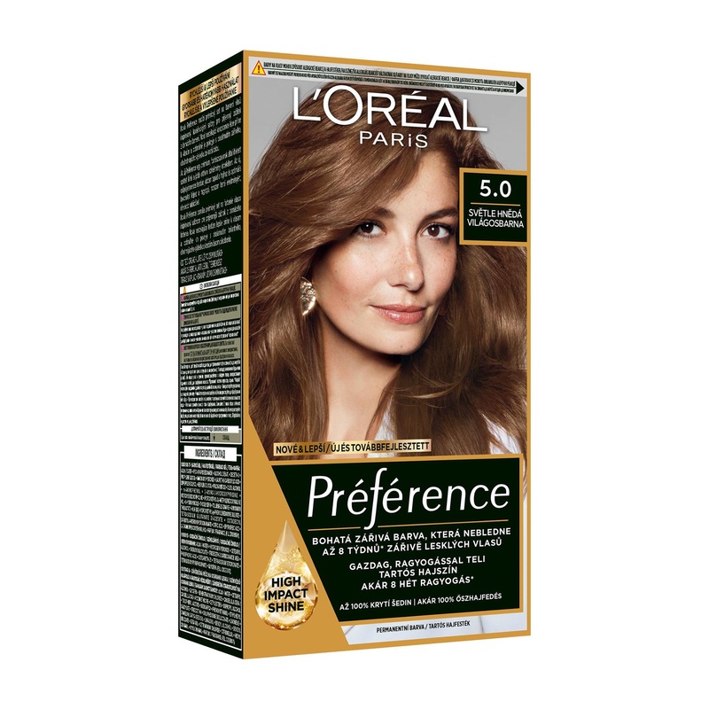 Loreal Paris Preference 5.0 Light Brown permanent hair color
