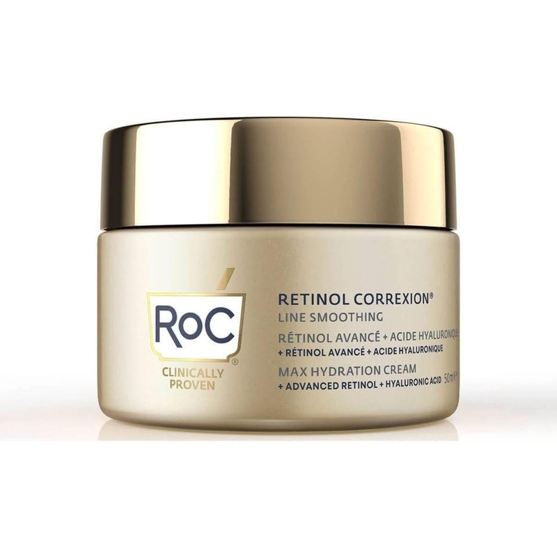 RoC Retinol Correxion Line Smoothing Max Daily Hydration – 50ml | Intensive Anti-Wrinkle Moisturizer